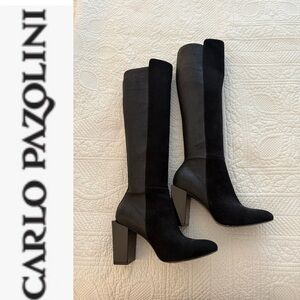 Carlo Pazolini Over the Knee Heeled Boots Italian Designer